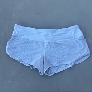 lululemon athletica white Athletic Shorts